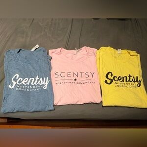 Scentsy Independent Consultant shirts (3) large